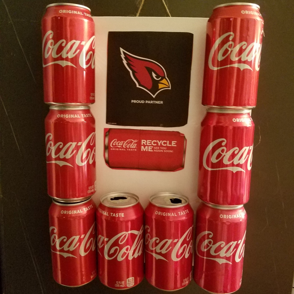 Handmade Coca Cola Wall Hanging Decor I made this on a 11×14 canvas board. Pl - Picture 10 of 12